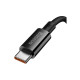 Дата кабель USB 2.0 AM to USB-C 1.0m Superior Fast Charging 100W cluster black Baseus (P10320102114-00)