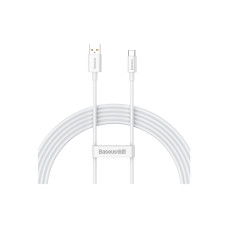 Дата кабель USB 2.0 AM to USB-C 1.0m Superior Fast Charging 100W moon white Baseus (P10320102214-01)