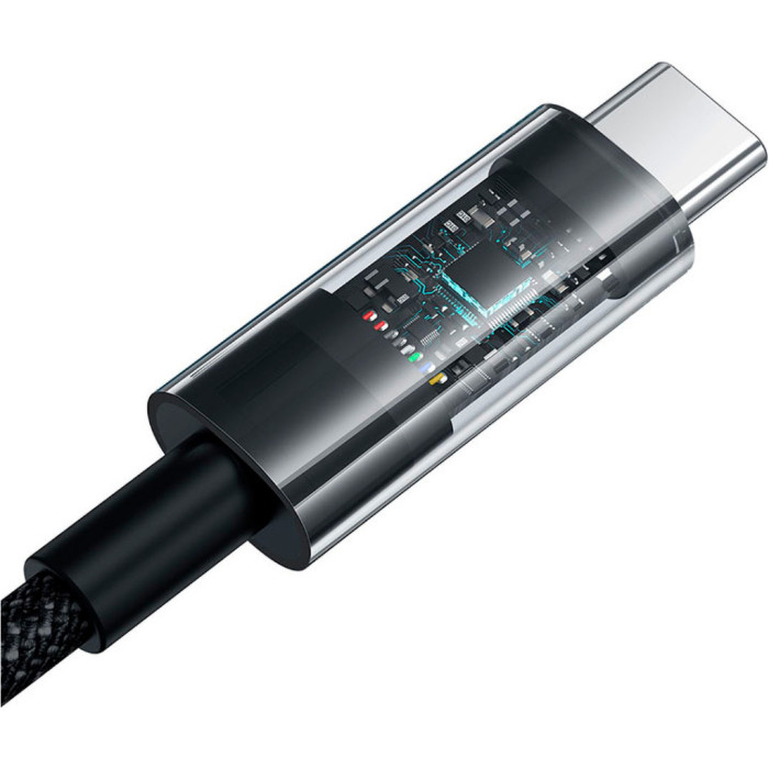 Дата кабель USB-C to USB-C 2.0m 100W (20V/5A) black Baseus (P10373000111-01)