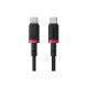 Дата кабель USB-C to USB-C 2.0m 100W Dura Series black red Baseus (P10377803U01-03)