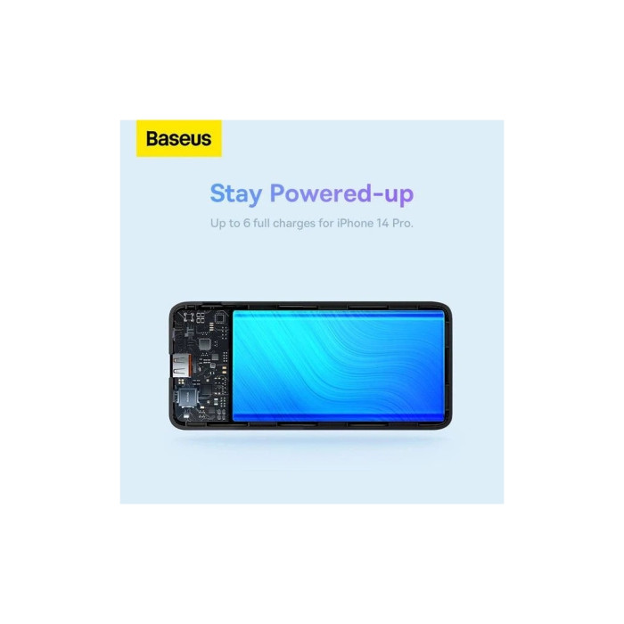 Батарея універсальна Baseus Airpow 30000mAh 20W PD/3.0, QC/3.0, black (PPQD090101)