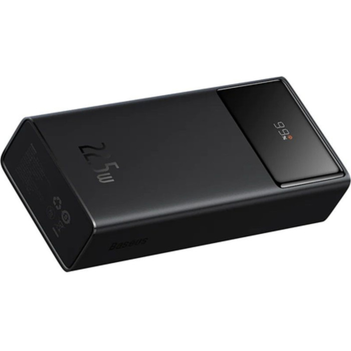 Батарея універсальна Baseus Star Lord Display 30000mAh 22.5W QC/3.0 PD/3.0 Black (PPXJ080101)