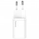 Зарядний пристрій Baseus 1xUSB 25W (USB-C) + Cable Type-C white (TZCCSUP-L02)