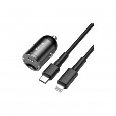 Зарядний пристрій Baseus Tiny Star Mini PPS 30W Type-C grey + cable Type-C to Lightni (TZVCHX-0G)