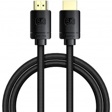 Кабель мультимедійний HDMI to HDMI 1.5m V2.1 Baseus (WKGQ040101)