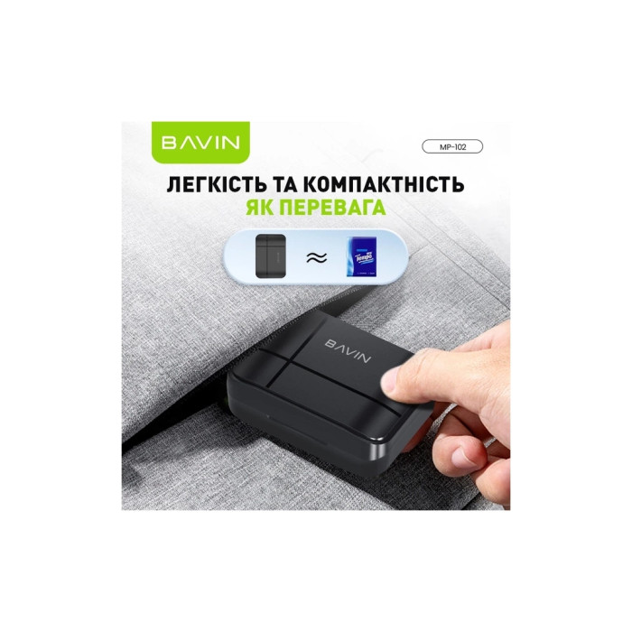 Мікрофон BAVIN MP-102 Type-C Black (MP-102 BK)