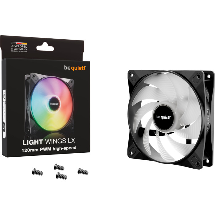 Кулер до корпусу Be quiet! LIGHT WINGS LX 120mm PWM high-speed (BL123)