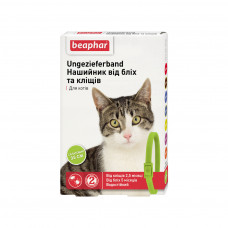 Нашийник для тварин Beaphar від бліх і кліщів для кішок 35 см зелений (8711231102013)
