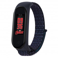 Ремінець до фітнес браслета BeCover Nylon Style для Xiaomi Mi Smart Band 5/6 Deep Blue (705421)