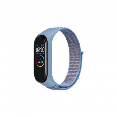 Ремінець до фітнес браслета BeCover Nylon Style для Xiaomi Mi Smart Band 5/6 Light Blue (705425)