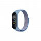 Ремінець до фітнес браслета BeCover Nylon Style для Xiaomi Mi Smart Band 5/6 Light Blue (705425)