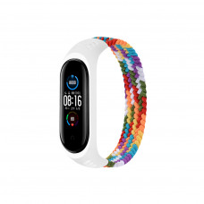 Ремінець до фітнес браслета BeCover Elastic Nylon Style для Xiaomi Mi Smart Band 5/6 (Size S) Rainbow (706143)