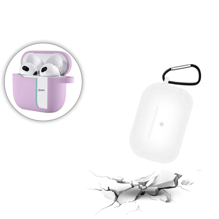 Чохол для навушників BeCover Silicon для Apple AirPods (3nd Gen) Transparancy (707232)