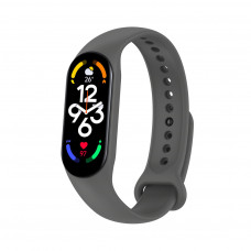 Ремінець до фітнес браслета BeCover Silicone для Xiaomi Mi Smart Band 7 Gray (707480)