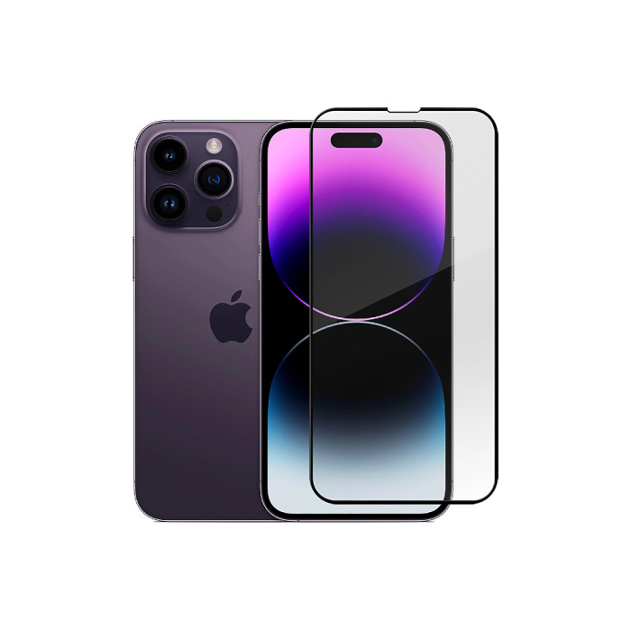 Скло захисне BeCover Apple iPhone 14 Pro Black (707968)