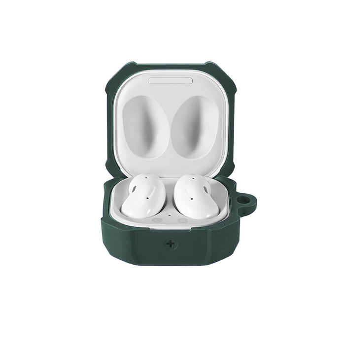 Чохол для навушників BeCover Protective TPU для Samsung Galaxy Buds 2/Buds 2 Pro/Buds Live/Buds Pro Dark Green (709565)