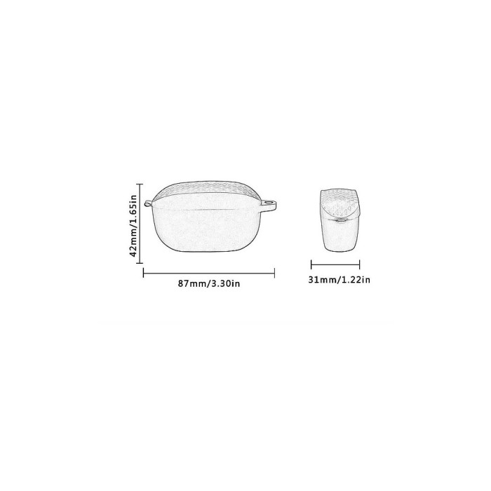 Чохол для навушників BeCover Silicon для JBL Wave 100 / Wave Buds TWS Deep Blue (709586)
