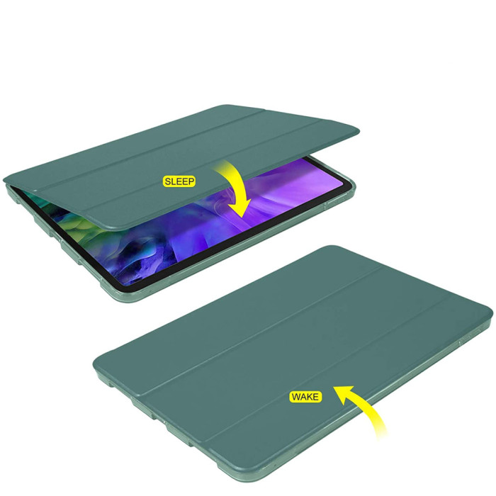 Чохол до планшета BeCover Tri Fold Hard BeCover Apple iPad Pro 11 2020/2021/2022 Dark Green (709667)