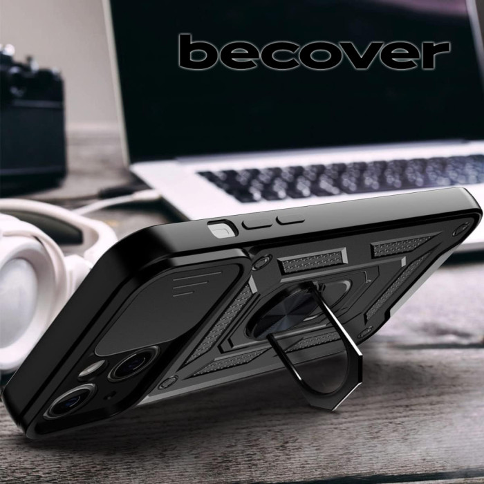 Чохол до мобільного телефона BeCover Military Apple iPhone 15 Plus Black (709954)