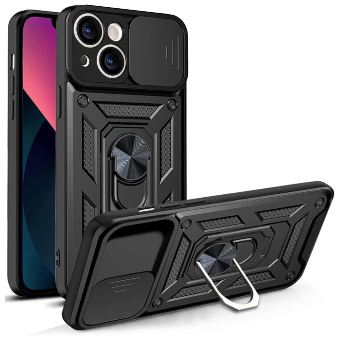 Чохол до мобільного телефона BeCover Military Apple iPhone 15 Plus Black (709954)