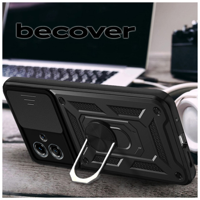 Чохол до мобільного телефона BeCover Military Motorola Moto G14 Black (709960)
