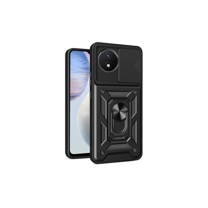 Чохол до мобільного телефона BeCover Military Vivo Y02/Y02A Black (710026)