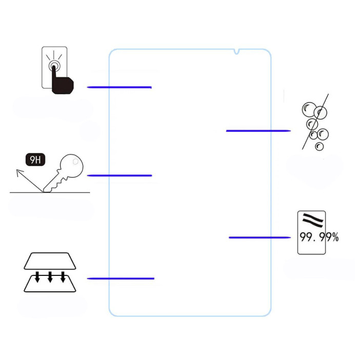 Скло захисне BeCover Teclast Tab P25T/P26T 10.1