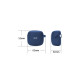 Чохол для навушників BeCover Silicon для JBL Tune Flex TWS Deep Blue (710185)