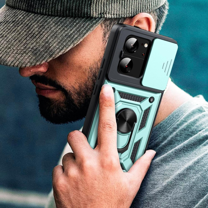 Чохол до мобільного телефона BeCover Military Xiaomi 13T/13T Pro Dark Green (710559)