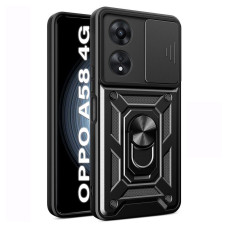 Чохол до мобільного телефона BeCover Military Oppo A58 4G Black (710713)