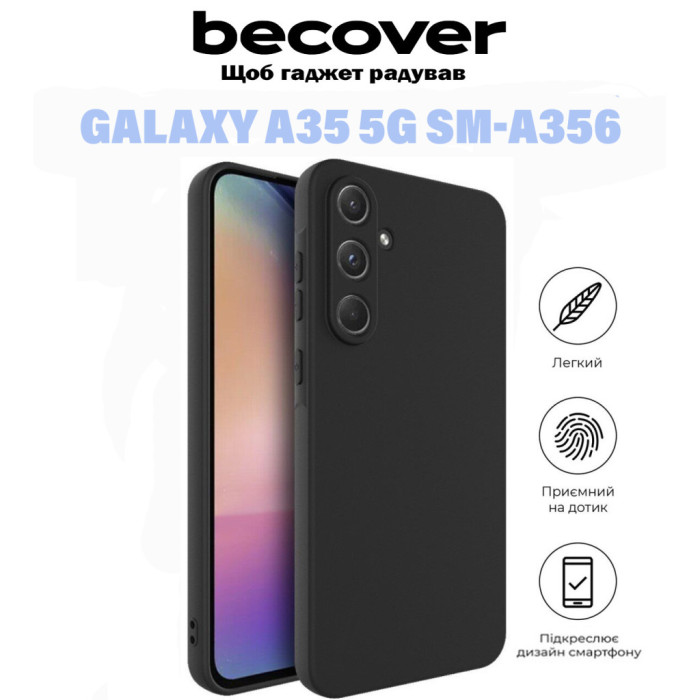Чохол до мобільного телефона BeCover Samsung Galaxy A35 5G SM-A356 Black (710900)