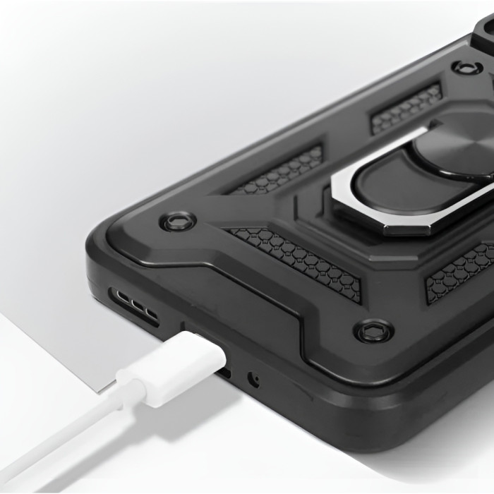 Чохол до мобільного телефона BeCover Military Poco M6 Pro 4G Black (710937)