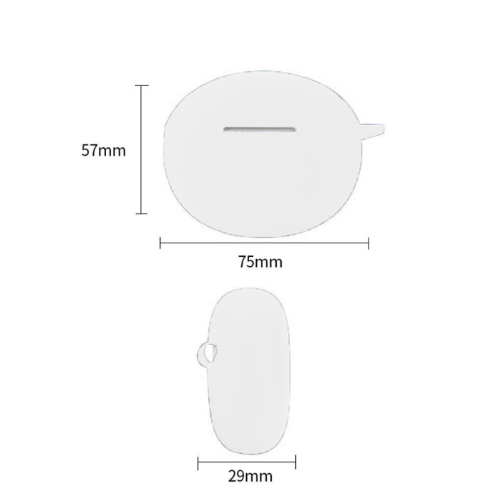 Чохол для навушників BeCover Silicon для Xiaomi Redmi Buds 4 Active White (710946)