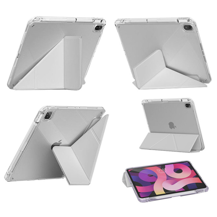 Чохол до планшета BeCover Ultra Slim Origami Transparent Apple Pencil Apple iPad Air (4/5) 2020/2022 10.9