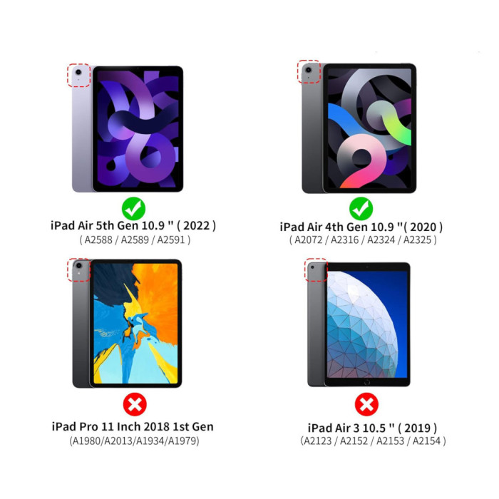 Чохол до планшета BeCover Soft Edge Apple iPad Air (4/5) 2020/2022 10.9