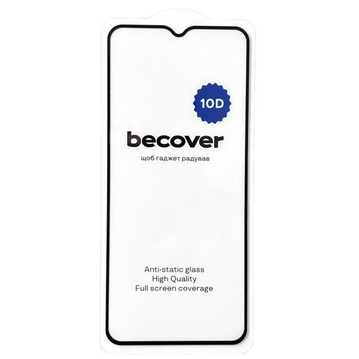Скло захисне BeCover Xiaomi Redmi 9A / Redmi 9C / Redmi 10А / Poco C31 10D Black (711368)