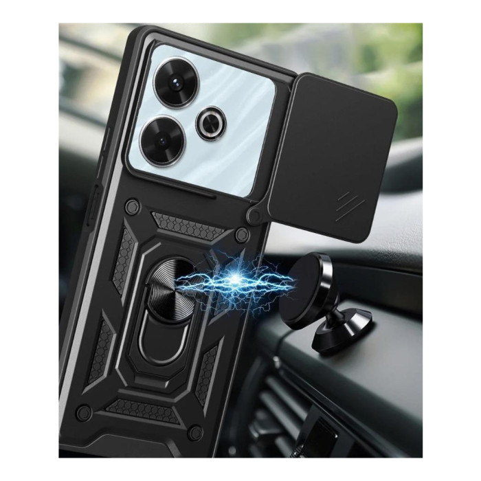 Чохол до мобільного телефона BeCover Military Xiaomi Redmi 13 Black (711551)