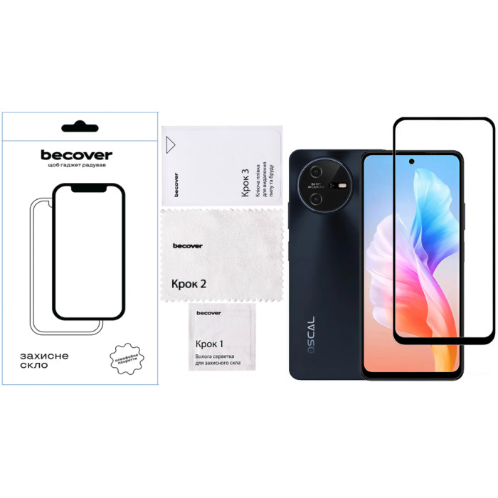 Скло захисне BeCover Oscal Tiger 12 6.78