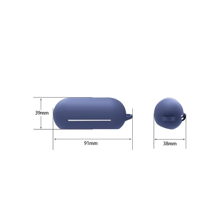 Чохол для навушників BeCover Silicon для Sony WF-C500 Dark Blue (712021)