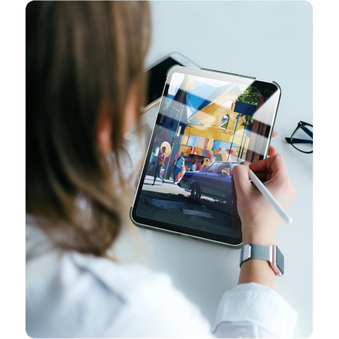 Чохол до планшета BeCover Tri Fold Hard Apple iPad Mini 7 2024 Dark Green (712451)