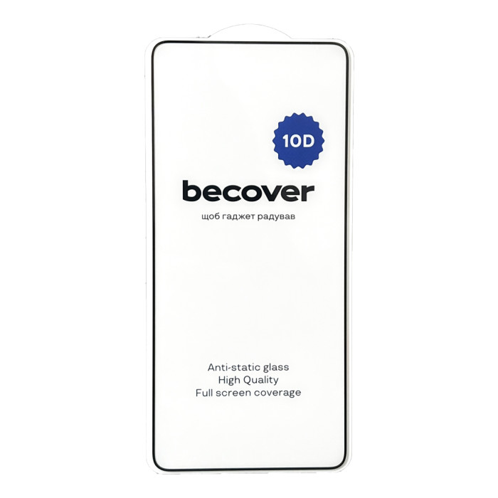 Скло захисне BeCover Oppo Reno12 F 5G 10D Black (712739)