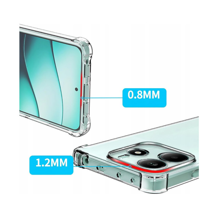 Чохол до мобільного телефона BeCover Anti-Shock Xiaomi Redmi Note 14 5G Clear (712786)