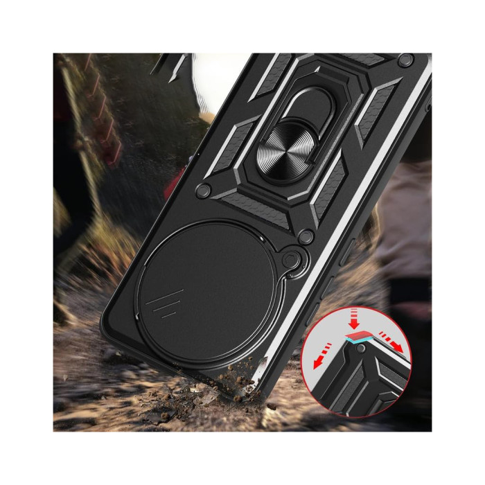 Чохол до мобільного телефона BeCover Military Poco X7 Black (712873)