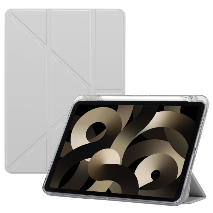 Чохол до планшета BeCover Ultra Slim Origami Transparent Apple iPad Mini 7 2024 Gray (712935)