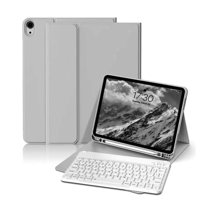Чохол до планшета BeCover with keyboard Apple iPad Mini 7 2024 Gray (712994)