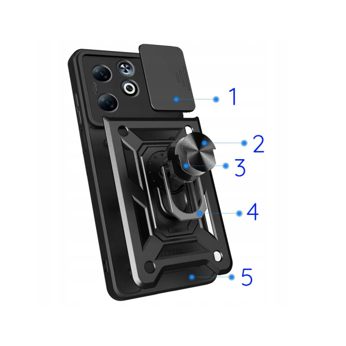 Чохол до мобільного телефона BeCover Military Infinix Smart 9 (X6532) Black (713049)