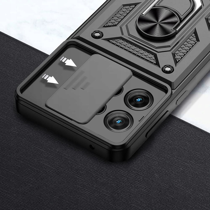 Чохол до мобільного телефона BeCover Military Motorola Edge 50 Neo Black (713051)