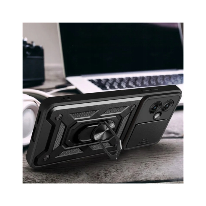 Чохол до мобільного телефона BeCover Military Motorola Moto G55 Black (713056)