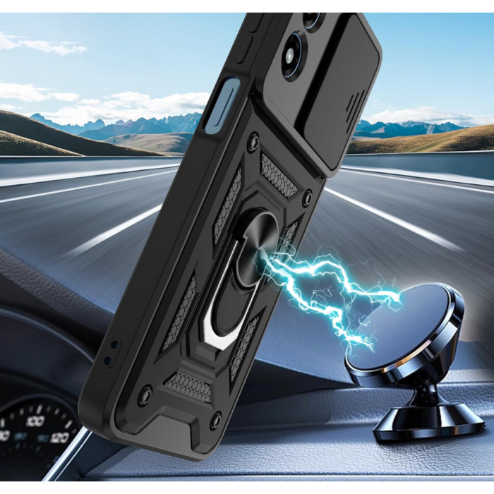 Чохол до мобільного телефона BeCover Military Motorola Moto G04/G04s Black (713062)
