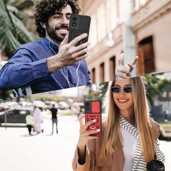 Чохол до мобільного телефона BeCover Military Motorola Moto G04/G04s Red (713065)